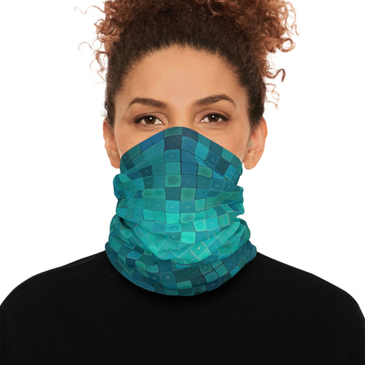 Face Shield - Tiled Turq