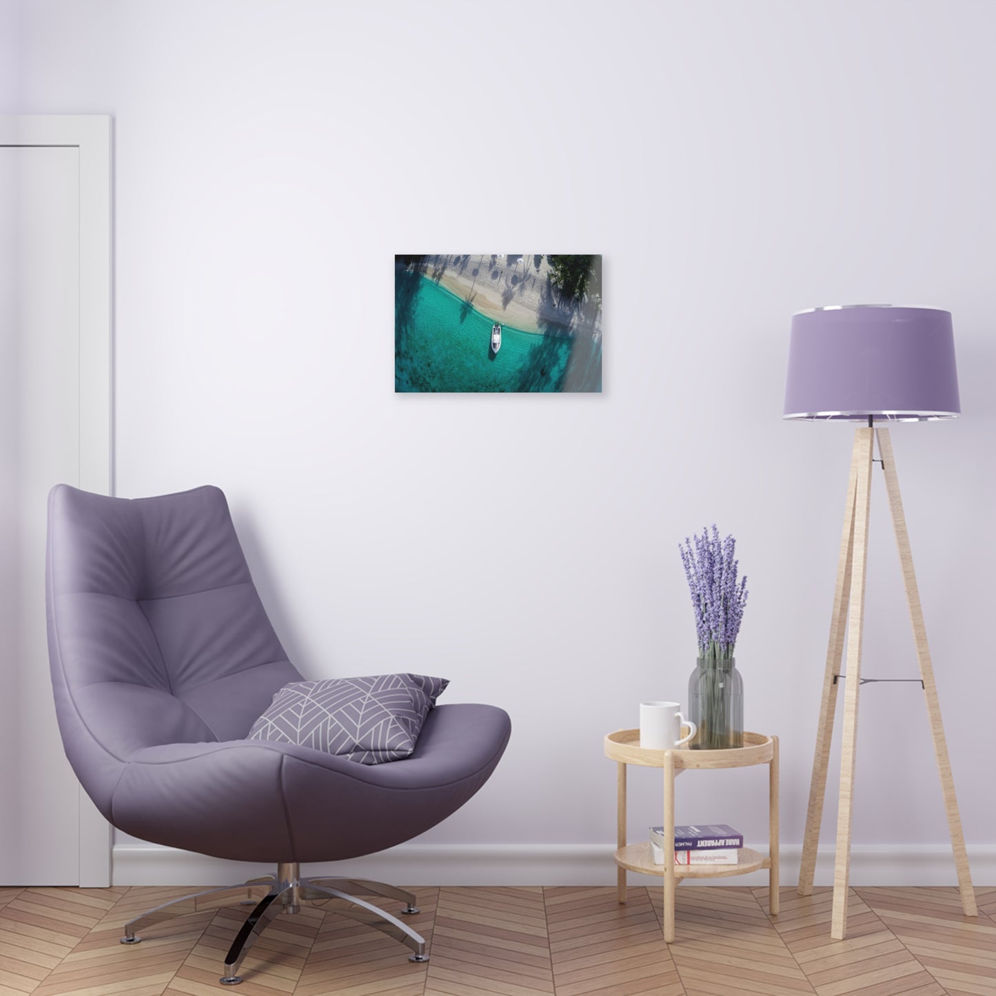 Acrylic Wall Art - True Island Style Boat to Beach Service