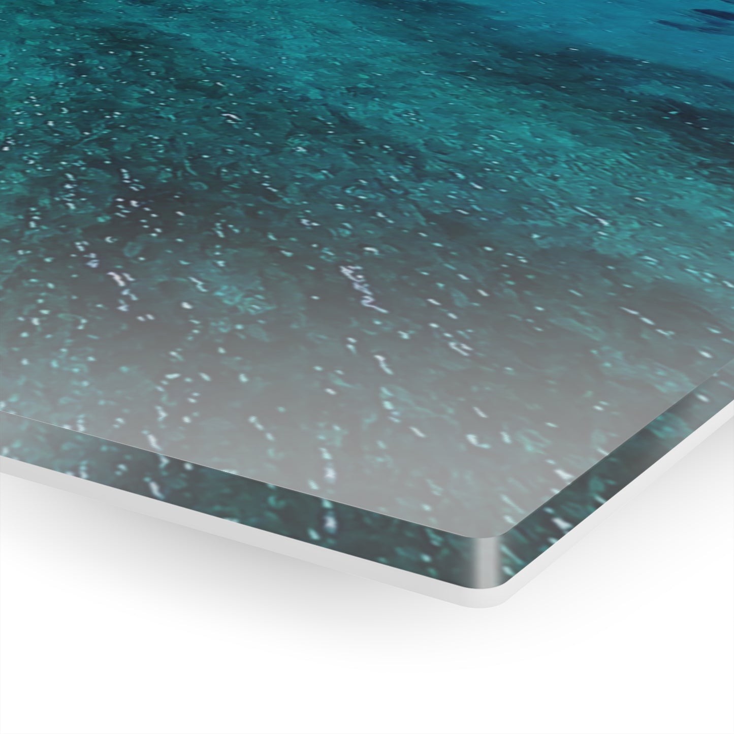 Acrylic Wall Art - Ariel Shot - Beautiful Waters of the North Sound, Grand Cayman