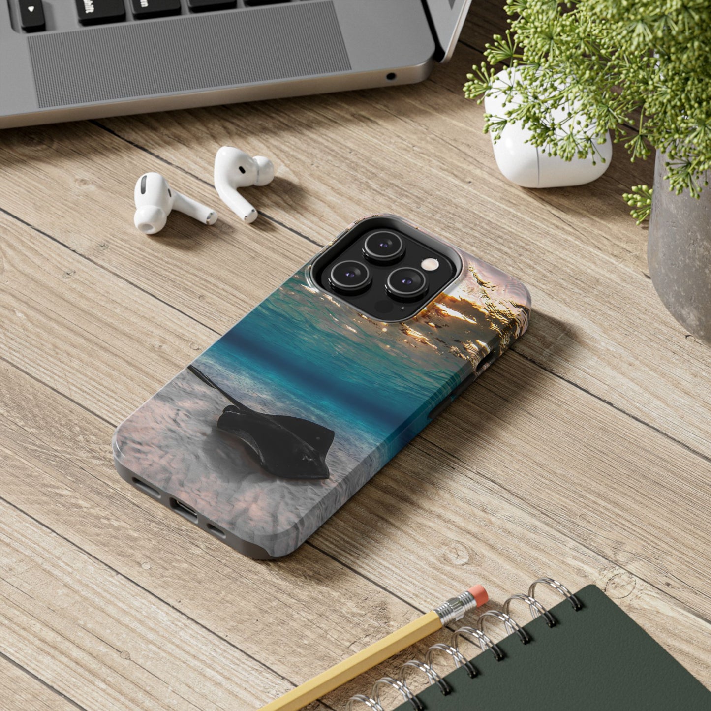 Tough Phone Cases - Stingray Sunrise