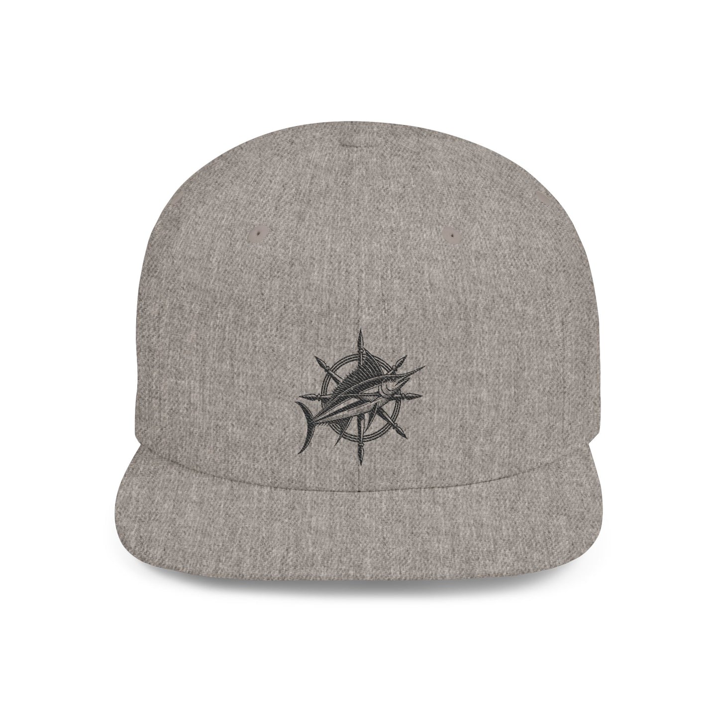 Flat Bill Snapback - Marlin Searcher