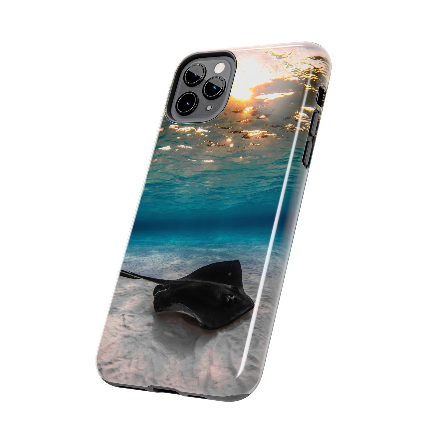 Tough Phone Cases - Stingray Sunrise