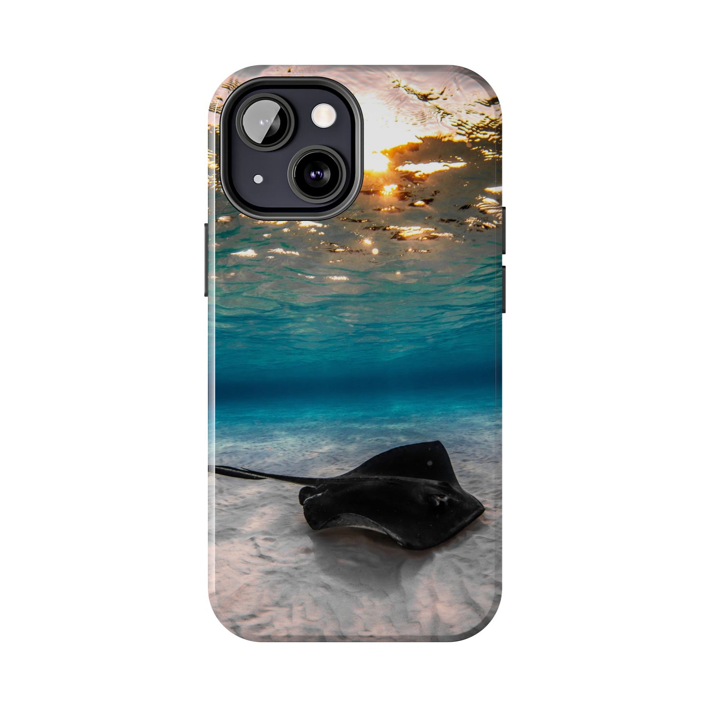 Tough Phone Cases - Stingray Sunrise