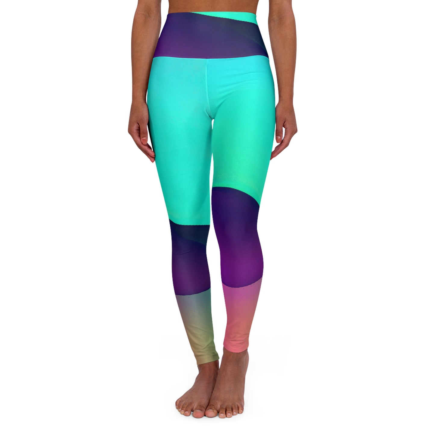 High Waisted Leggings - Retro Ripper