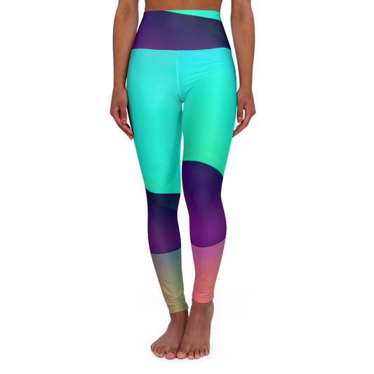 High Waisted Leggings - Retro Ripper