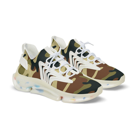 Stylish Men's Mesh Sneakers - Trendy Camo Design for All-Day Comfort
