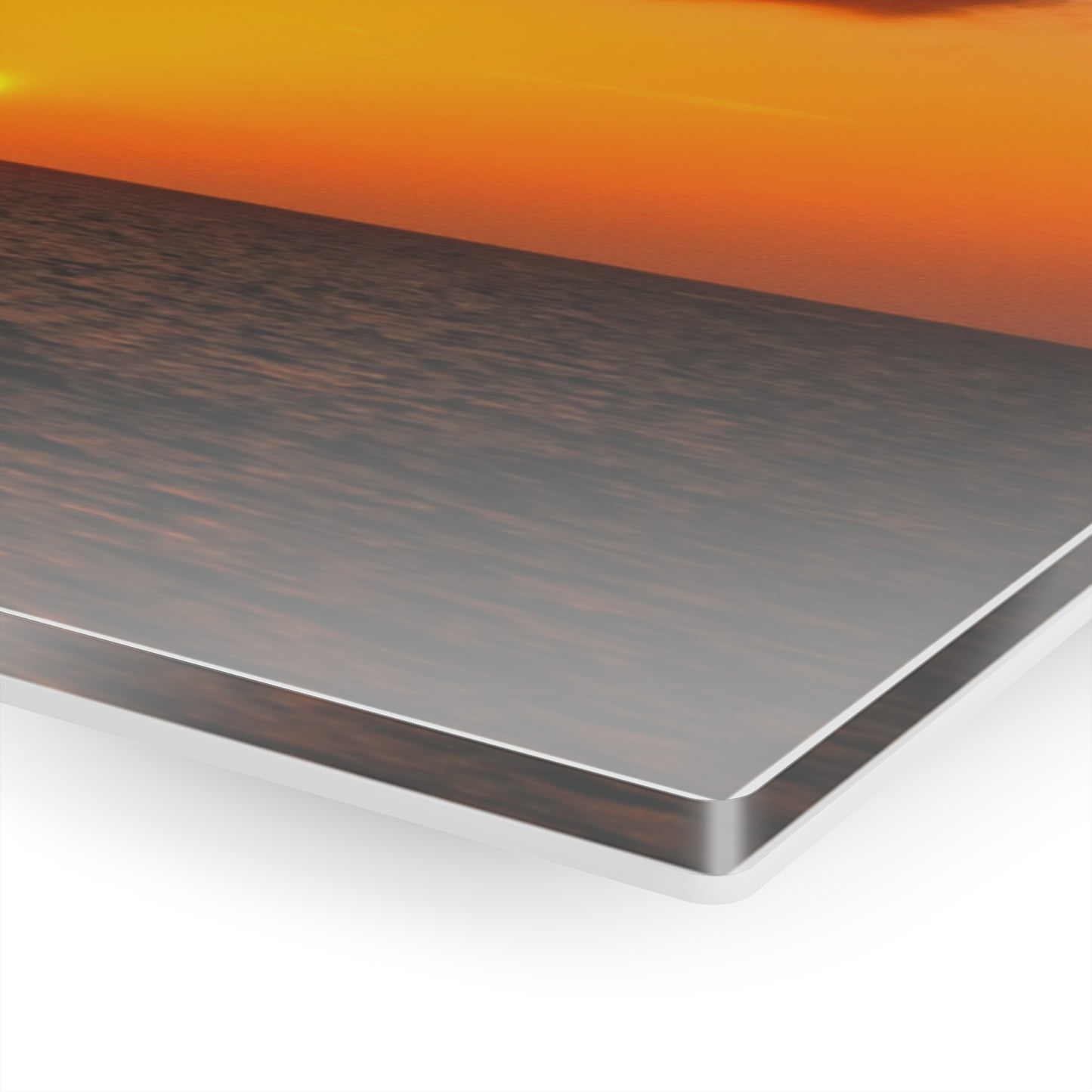 Acrylic Wall Art - Orange Peel Sunset, West Side - Grand Cayman