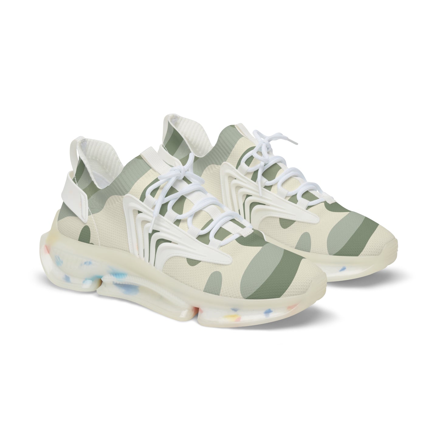 Stylish Men's Mesh Sneakers - Trendy Camo Design for All-Day Comfort