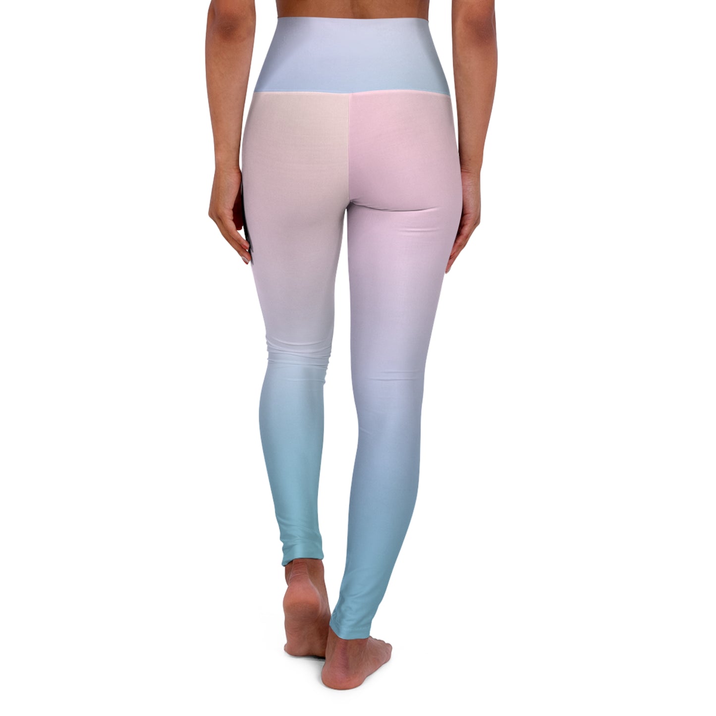 High Waisted Leggings - Cotton Candy
