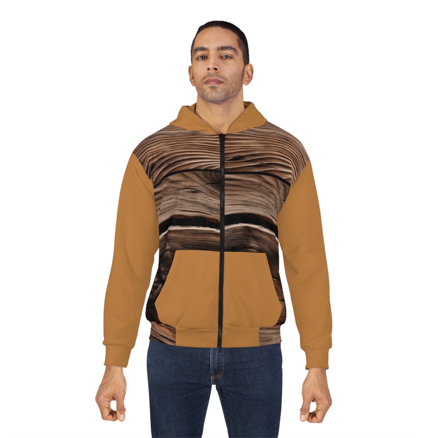 Hoodie - Woodgrain - Branded