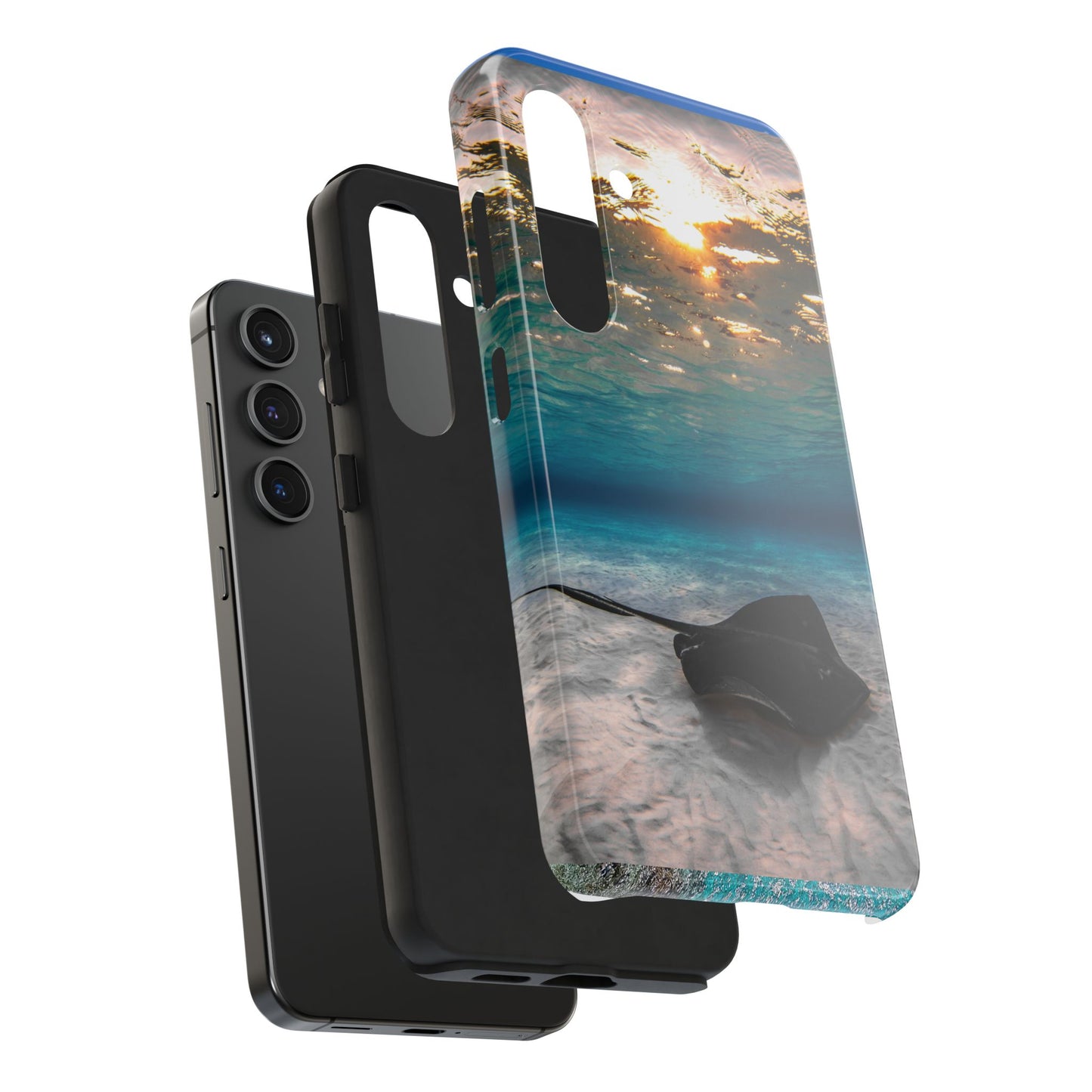 Tough Phone Cases - Stingray Sunrise
