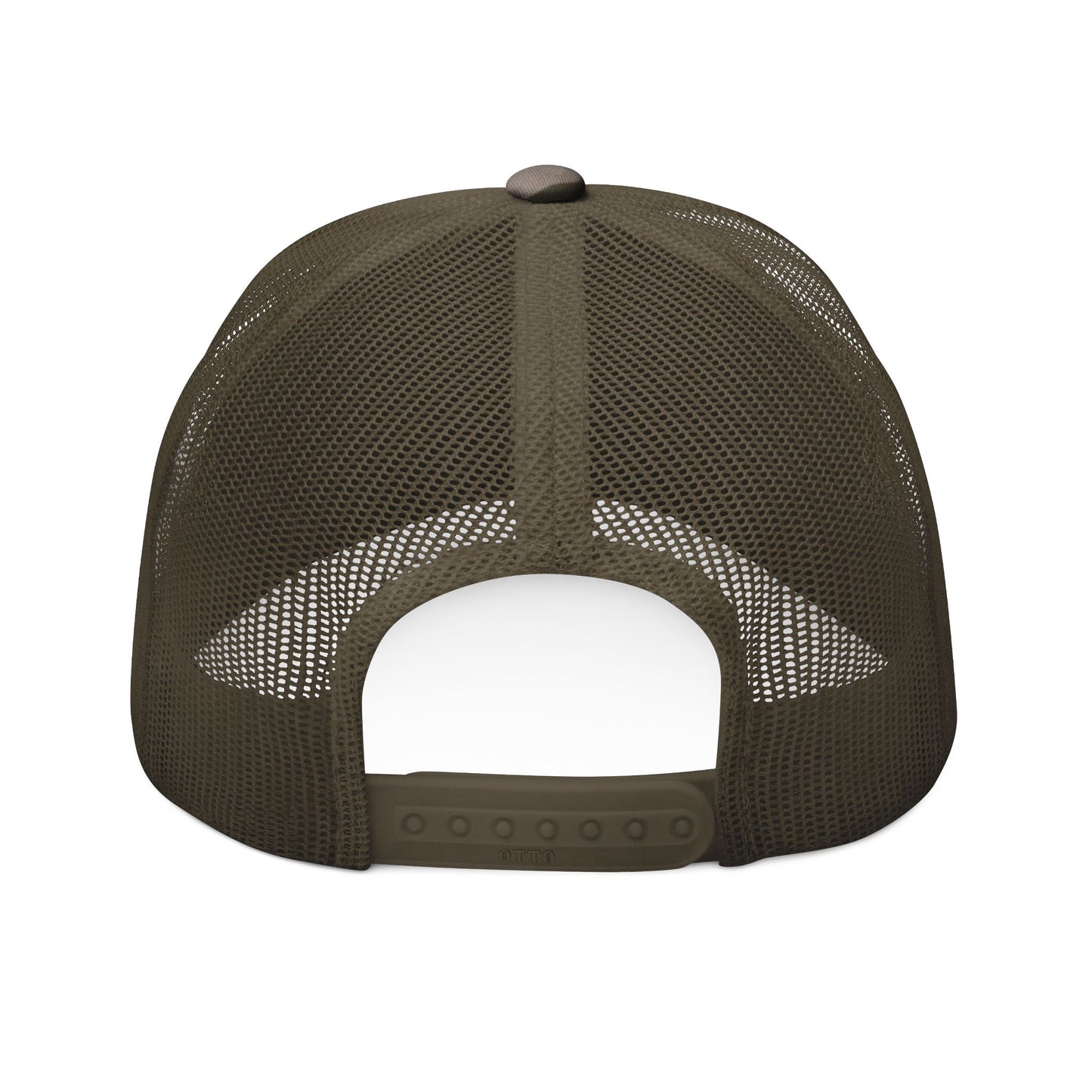 Camouflage Trucker Hat with Embroidered Design - Outdoor Adventure Gear