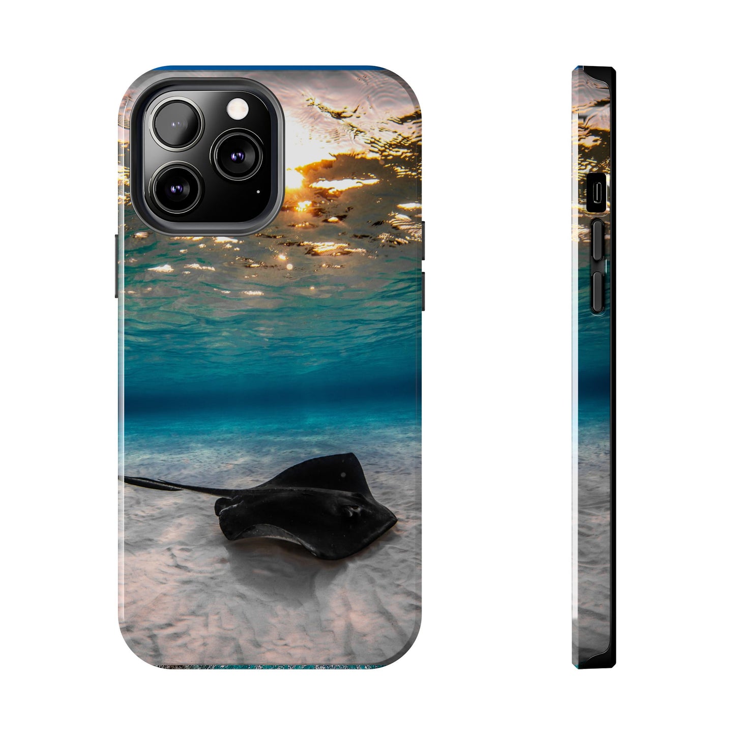 Tough Phone Cases - Stingray Sunrise