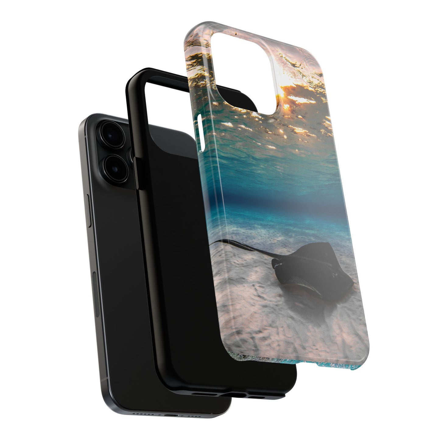 Tough Phone Cases - Stingray Sunrise