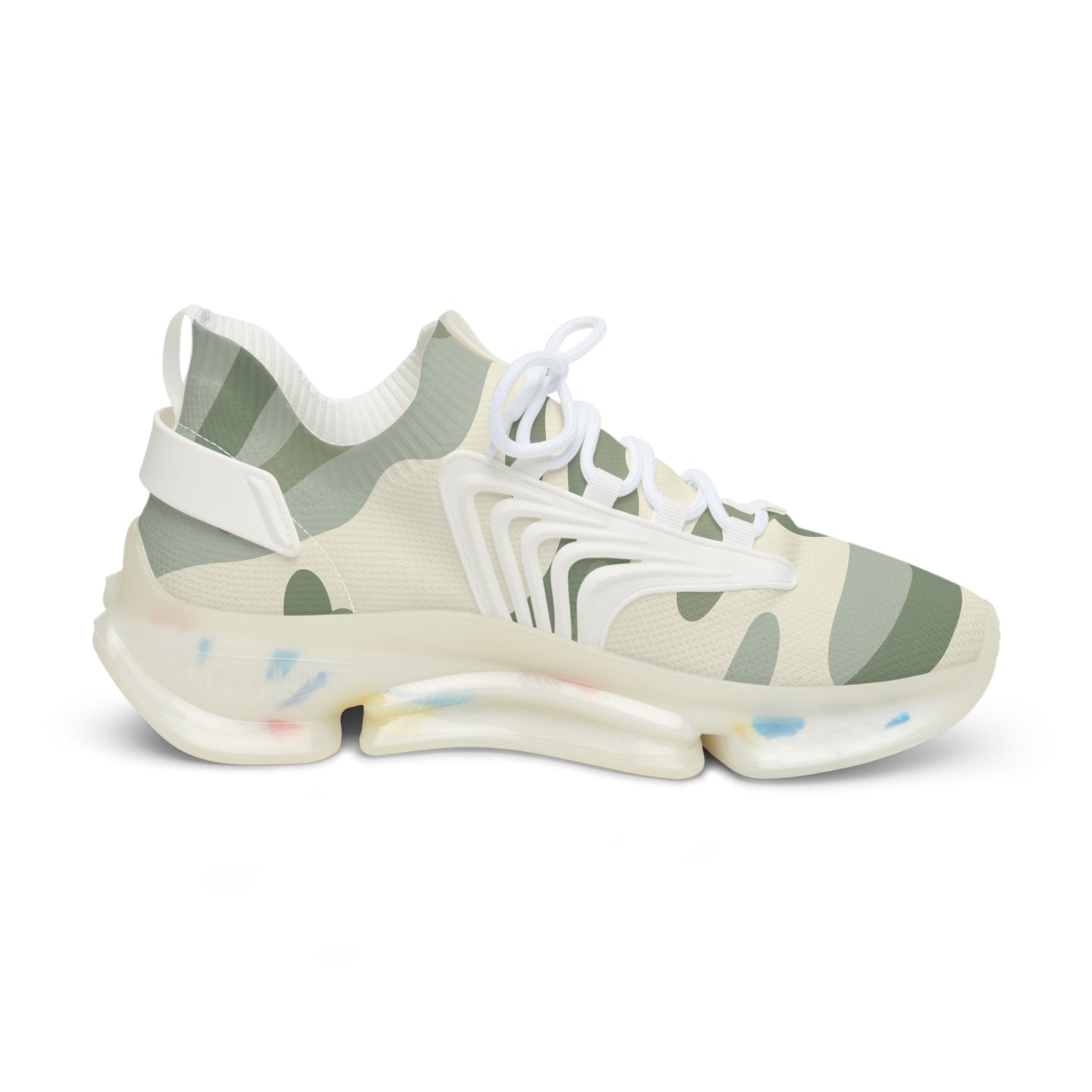 Stylish Men's Mesh Sneakers - Trendy Camo Design for All-Day Comfort