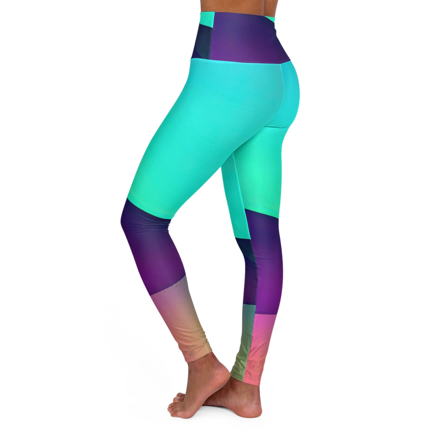 High Waisted Leggings - Retro Ripper