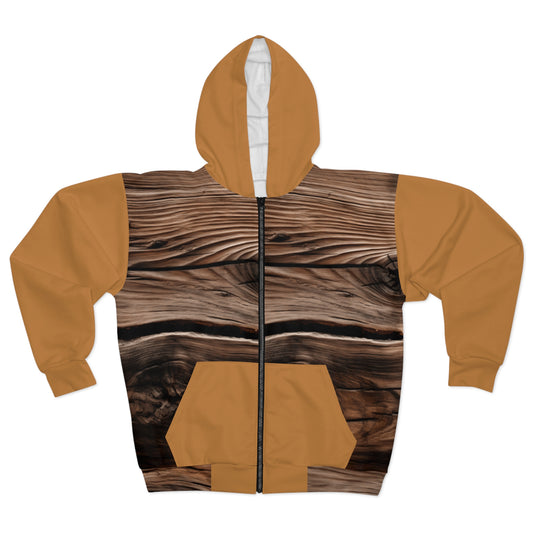 Hoodie - Woodgrain - Branded