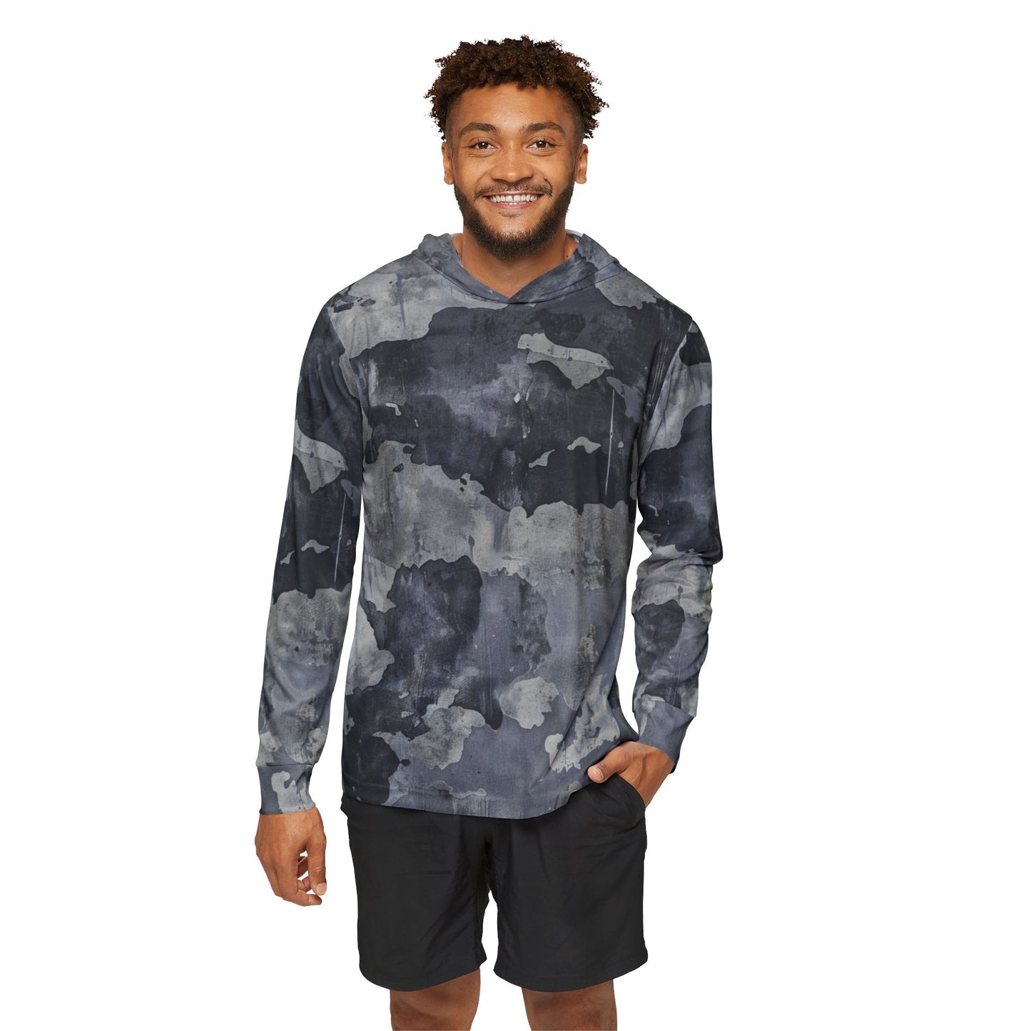 Outdoor Apparel - Hooded Long Sleeve - Greyed Out