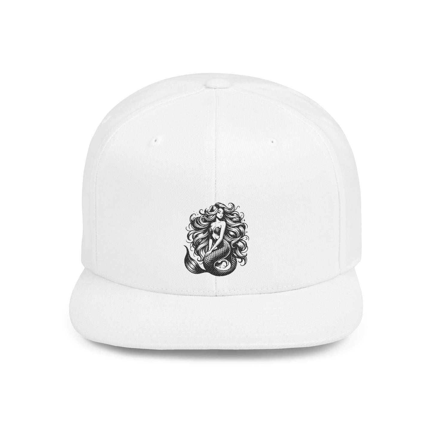 Flat Bill Snapback - Mermaid Baddie