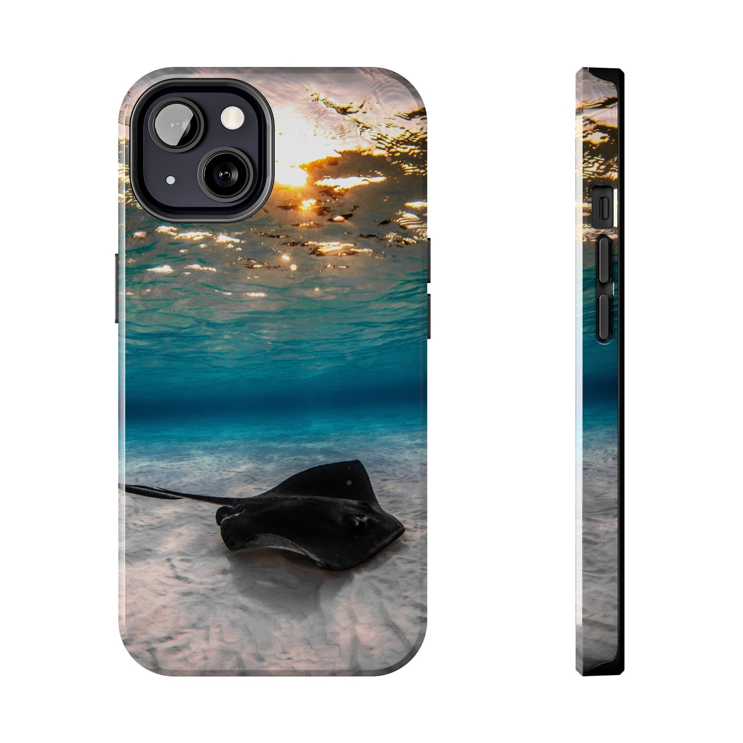 Tough Phone Cases - Stingray Sunrise