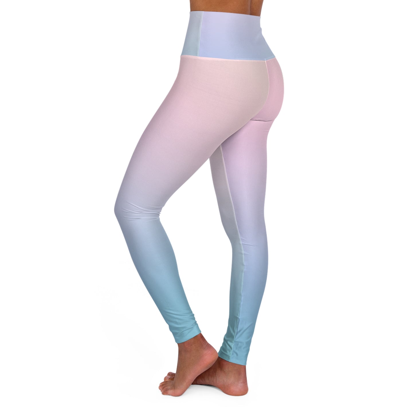 High Waisted Leggings - Cotton Candy