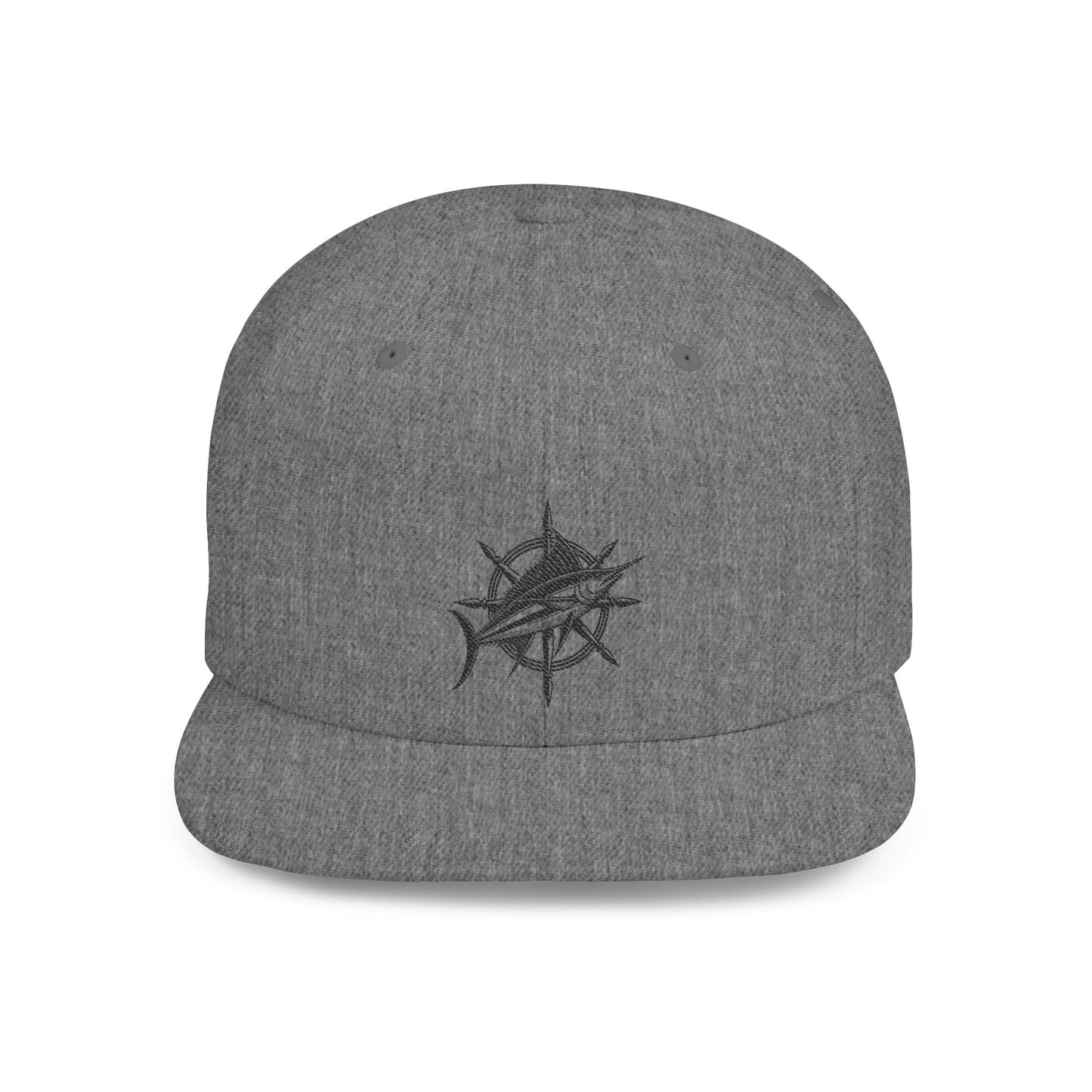 Flat Bill Snapback - Marlin Searcher