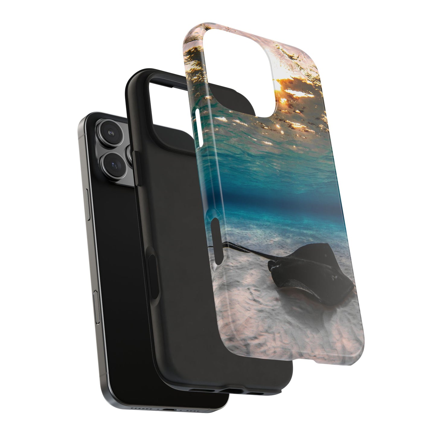 Tough Phone Cases - Stingray Sunrise