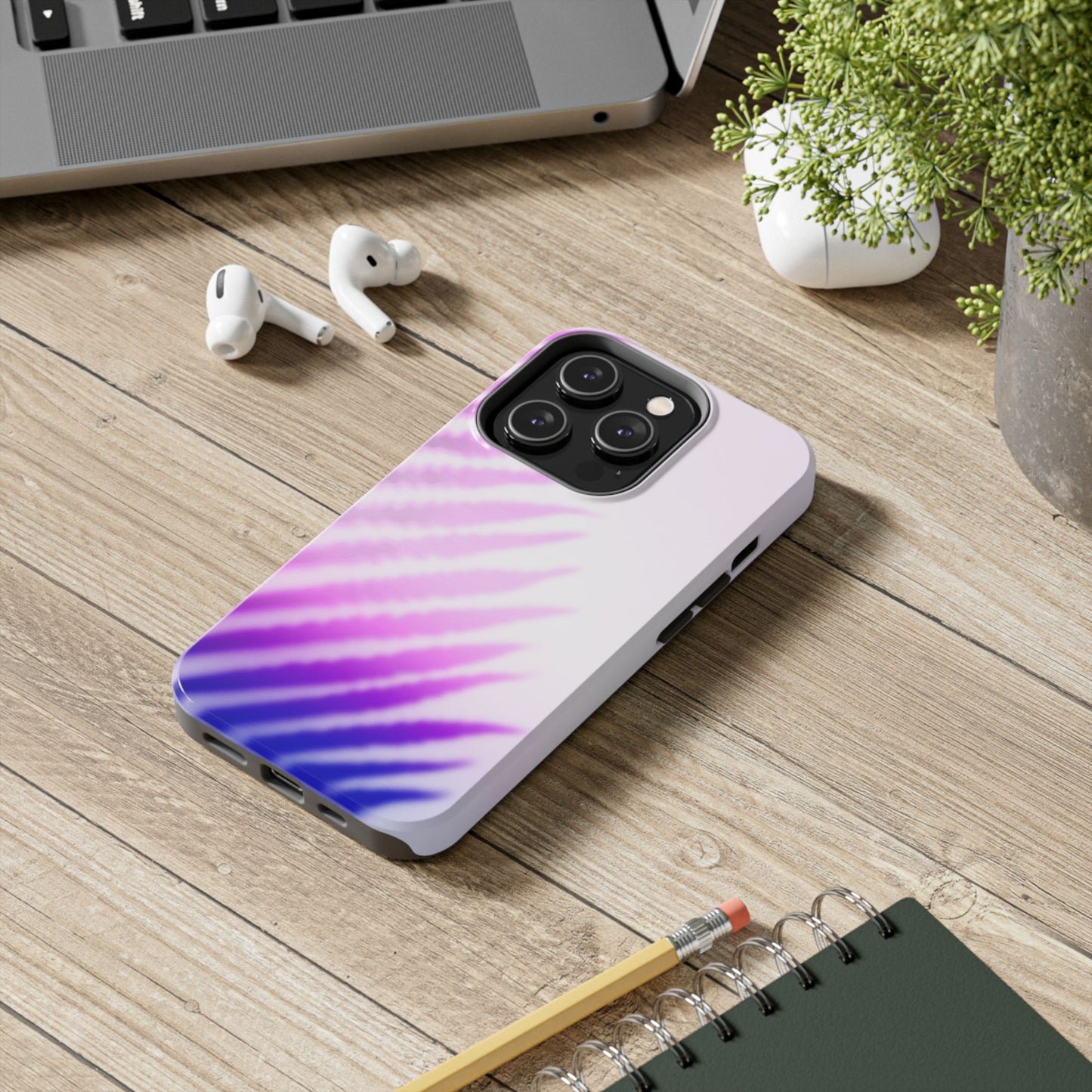 Tough Phone Cases - Purple Palm