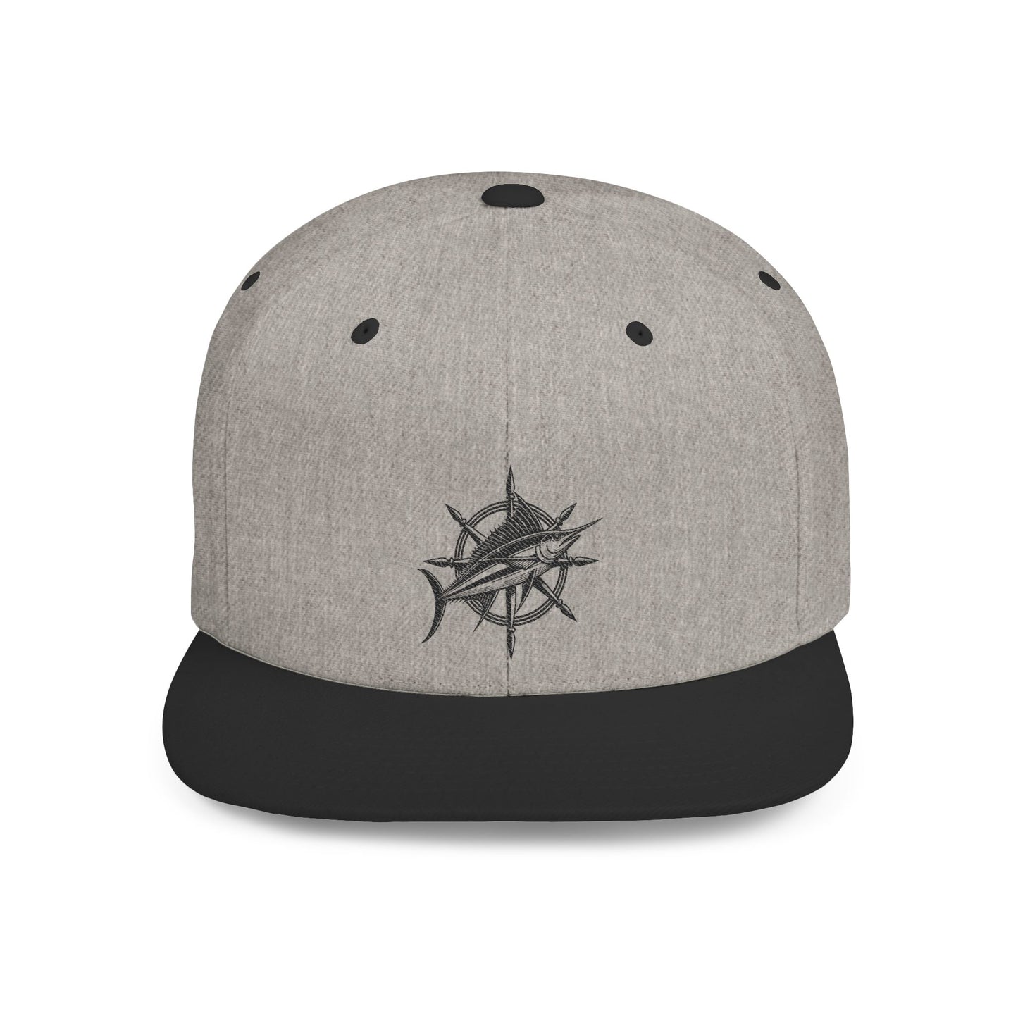 Flat Bill Snapback - Marlin Searcher