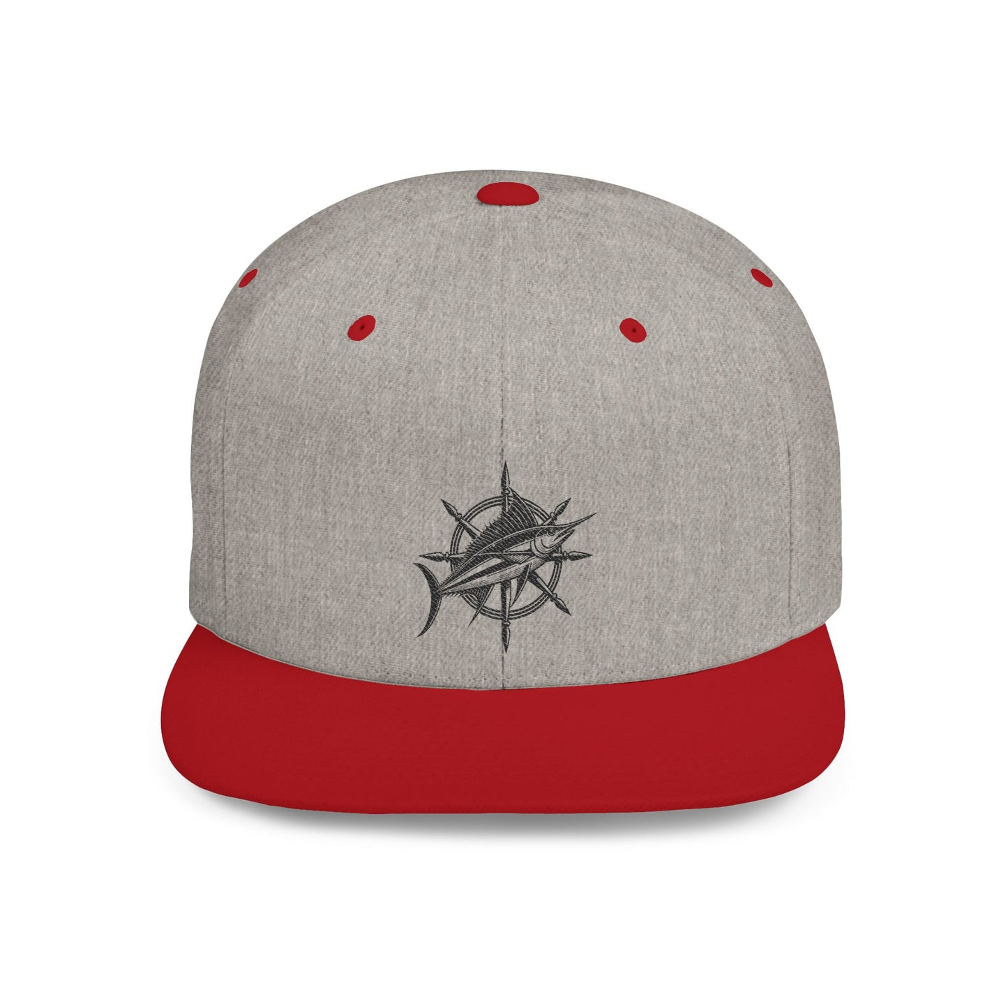 Flat Bill Snapback - Marlin Searcher