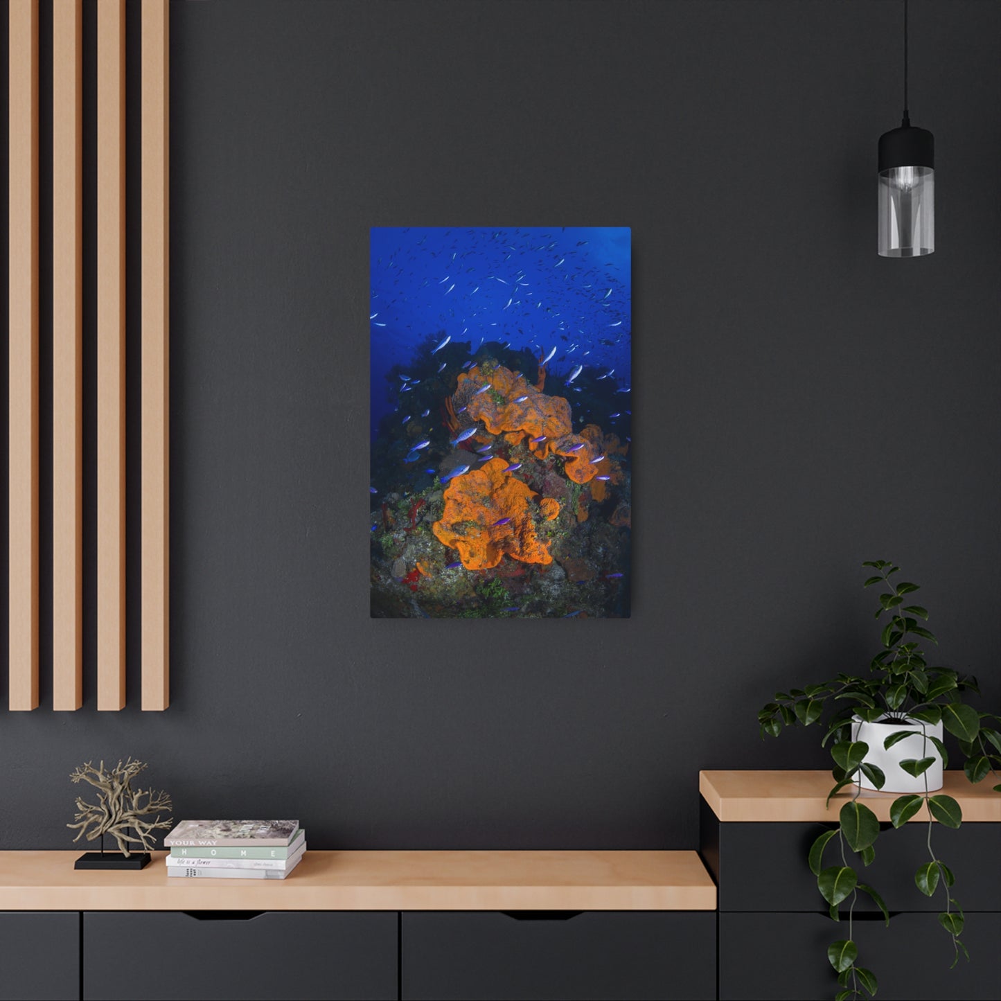 "Colorful Coral" - Metal Print