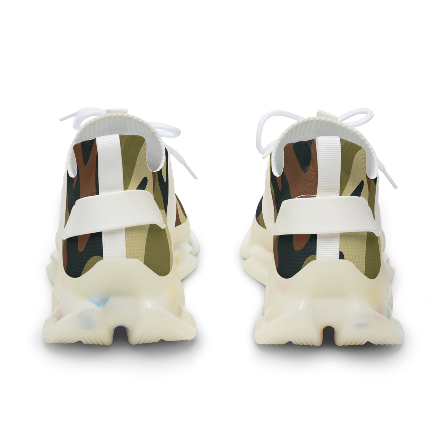 Stylish Men's Mesh Sneakers - Trendy Camo Design for All-Day Comfort