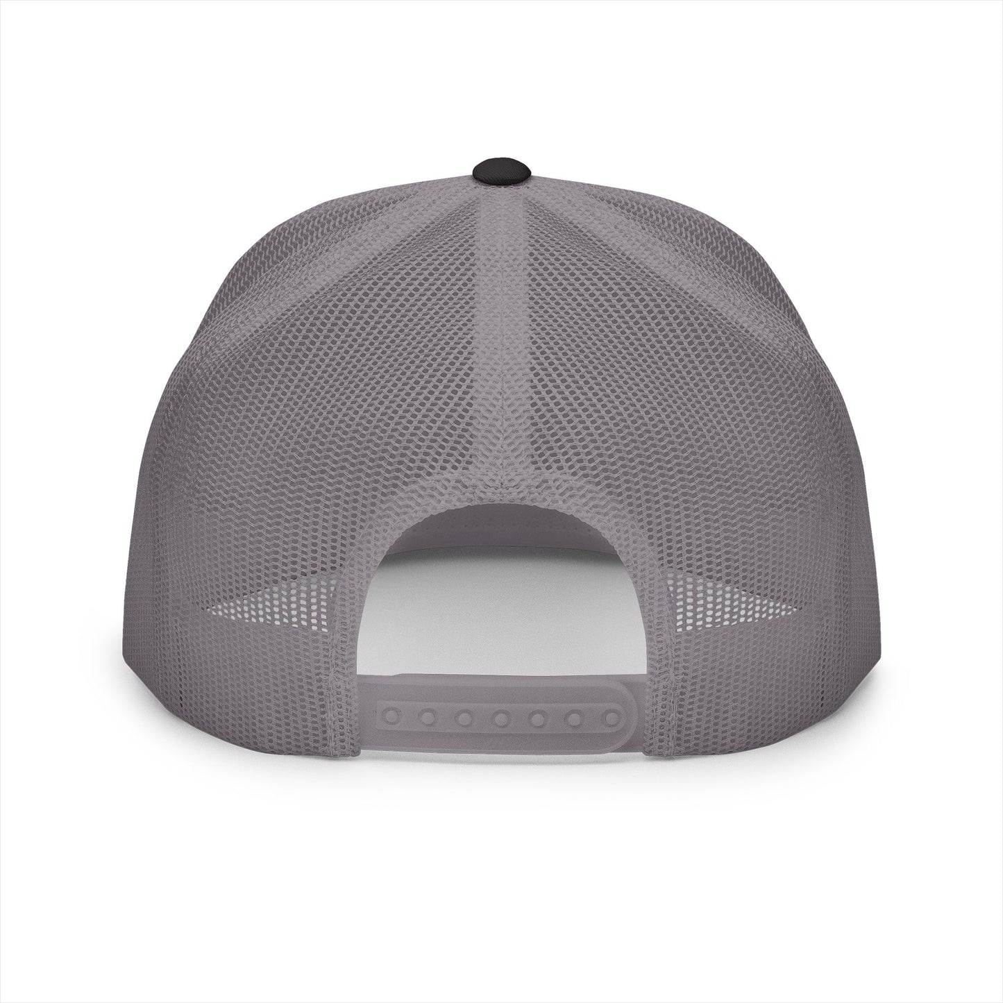 Copy of Copy of Embroidered 5 Panel Trucker Cap - Stylish Green & White Cap for Outdoor Fun