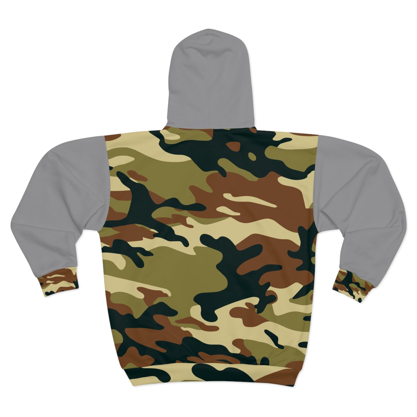 Hoodie - Grey & Woodlands - Branded