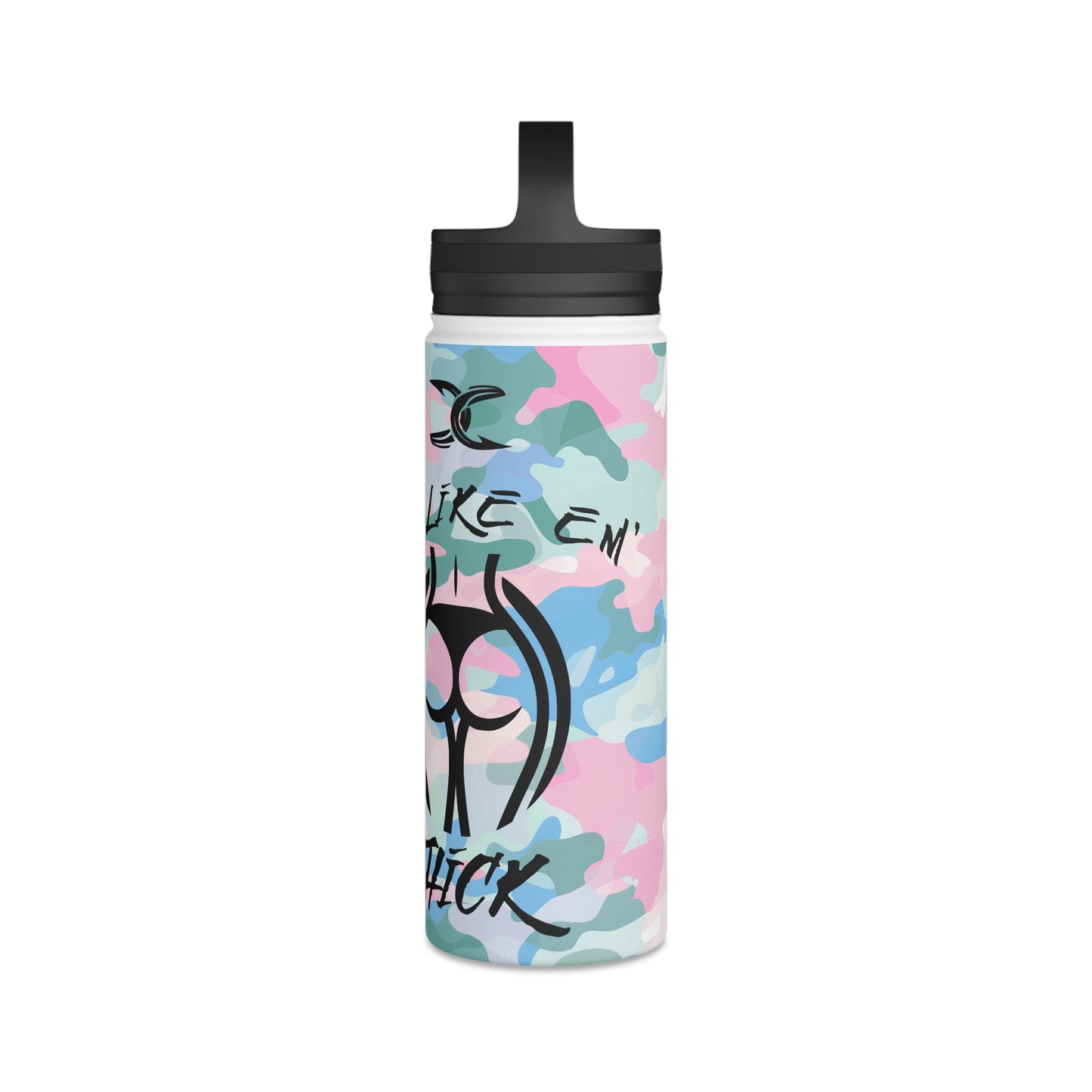 Copy of Colorful Marble Stainless Steel Water Bottle with Handle Lid