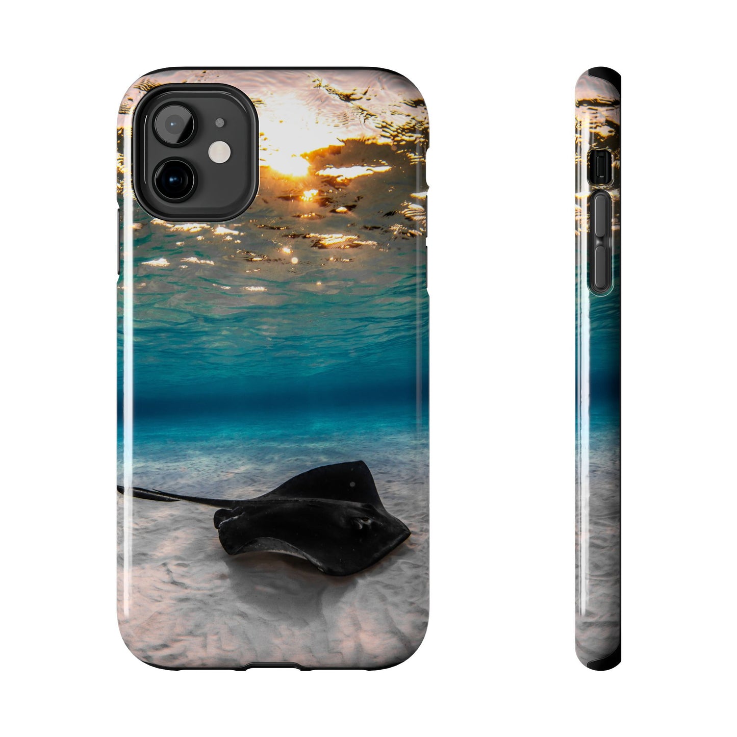 Tough Phone Cases - Stingray Sunrise