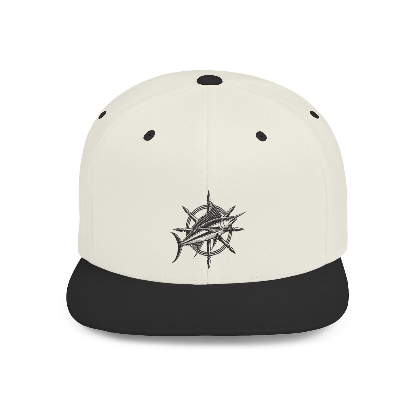 Flat Bill Snapback - Marlin Searcher