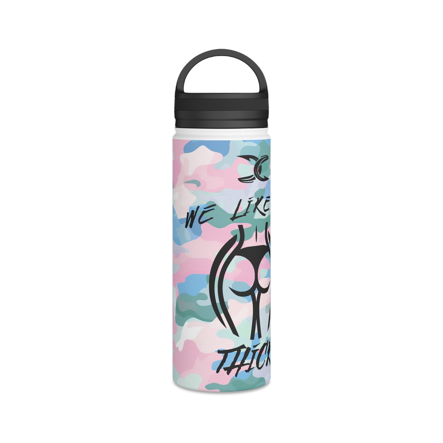 Copy of Colorful Marble Stainless Steel Water Bottle with Handle Lid
