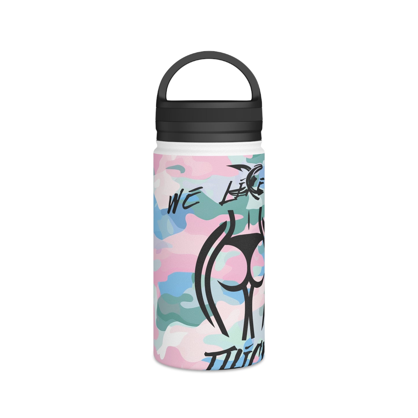 Copy of Colorful Marble Stainless Steel Water Bottle with Handle Lid