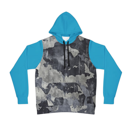 Hoodie | Grey & Blue | Branded