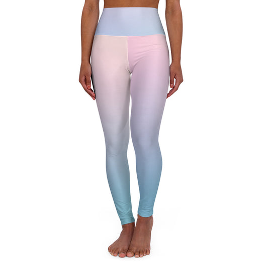 High Waisted Leggings - Cotton Candy