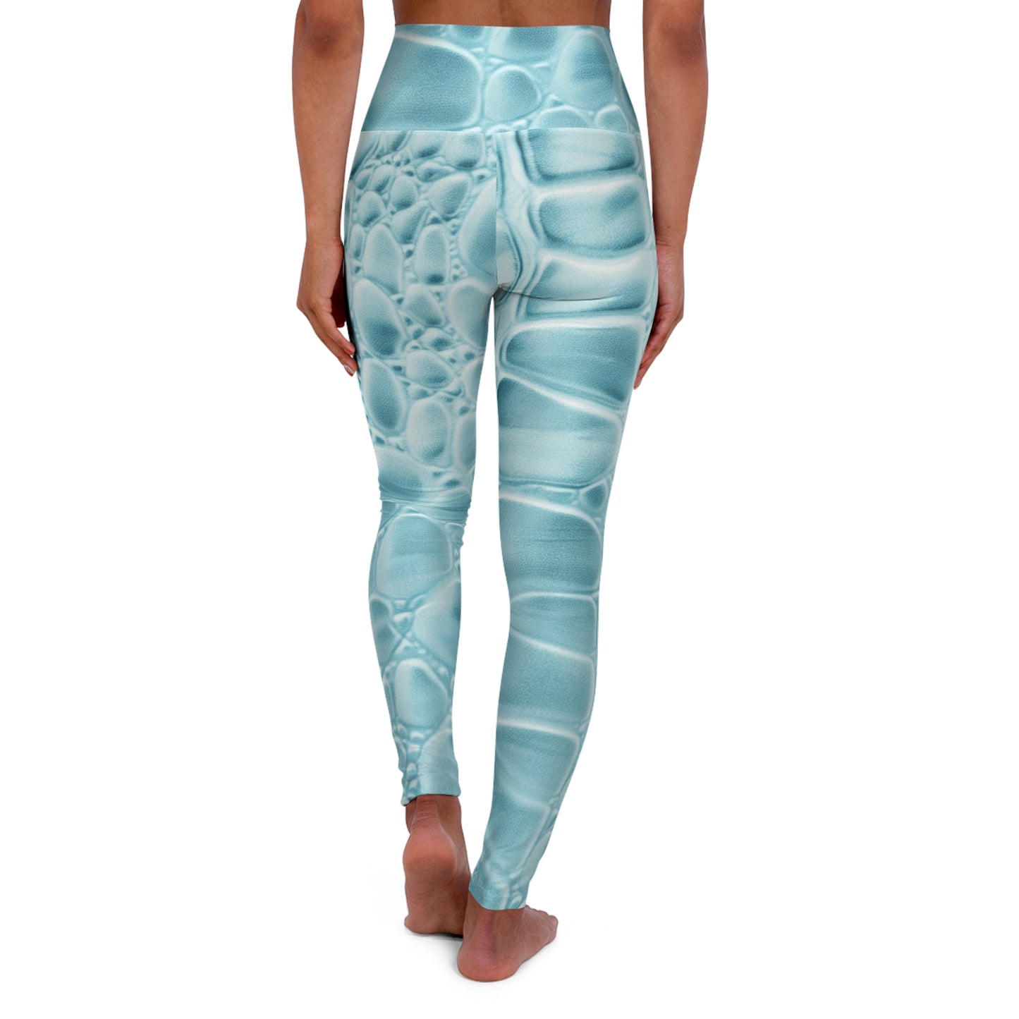 High Waisted Leggings - Scales
