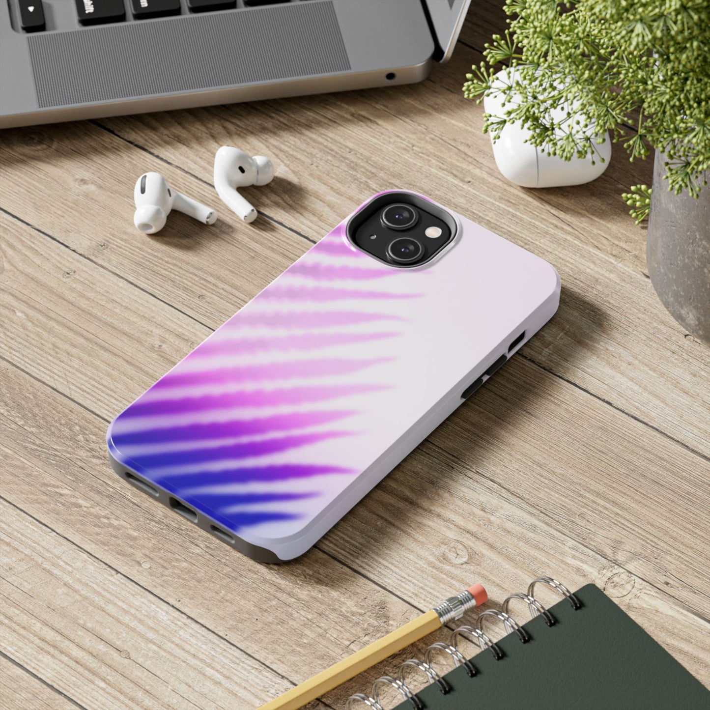Tough Phone Cases - Purple Palm