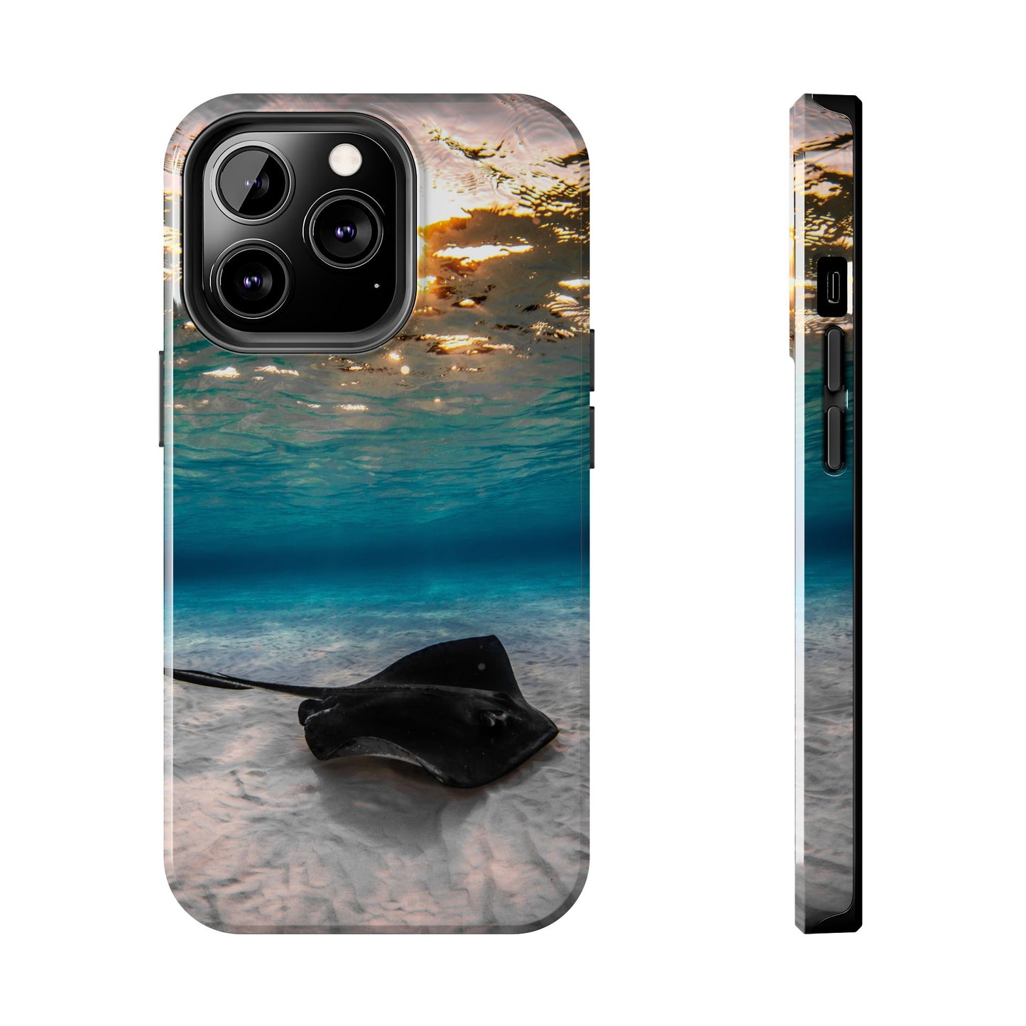 Tough Phone Cases - Stingray Sunrise