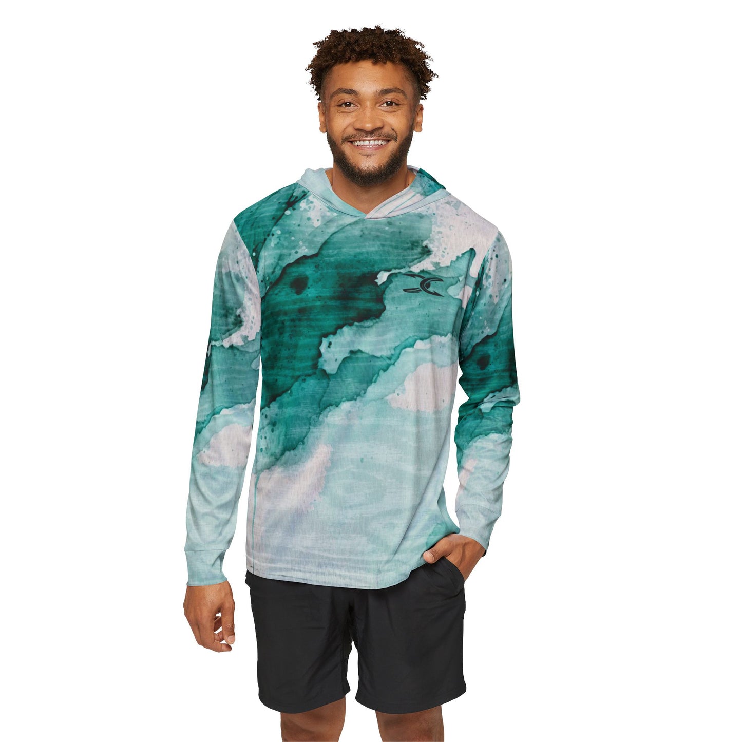 "Caribbean Time" Hooded Long Sleeve