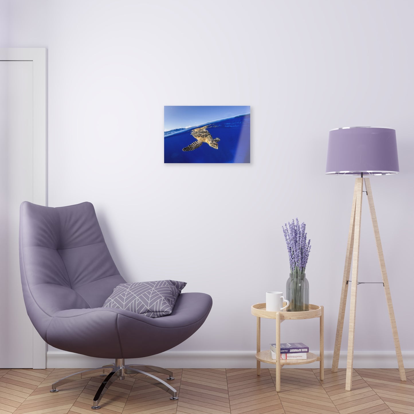Acrylic Wall Art - Hawksbill Turtle Dive Grand Cayman
