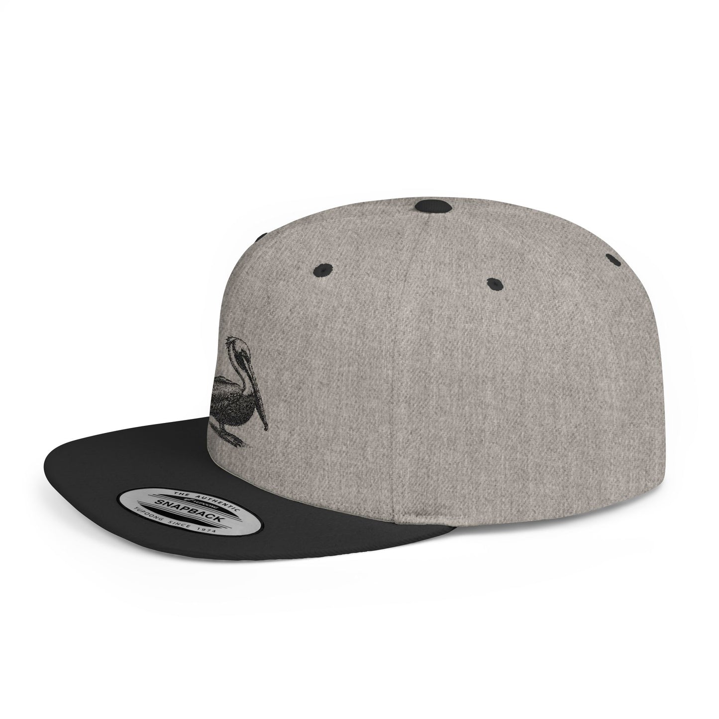 Flat Bill Snapback - Pelican