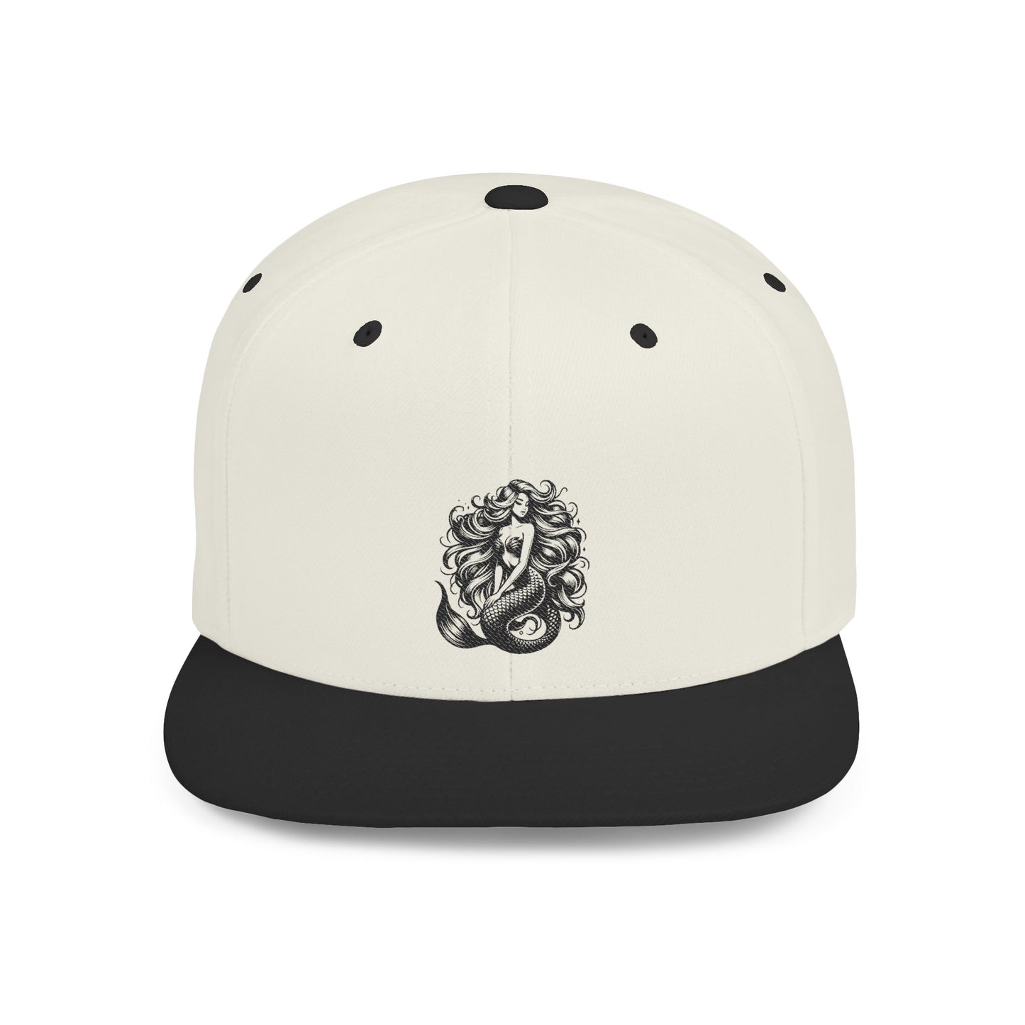 Flat Bill Snapback - Mermaid Baddie