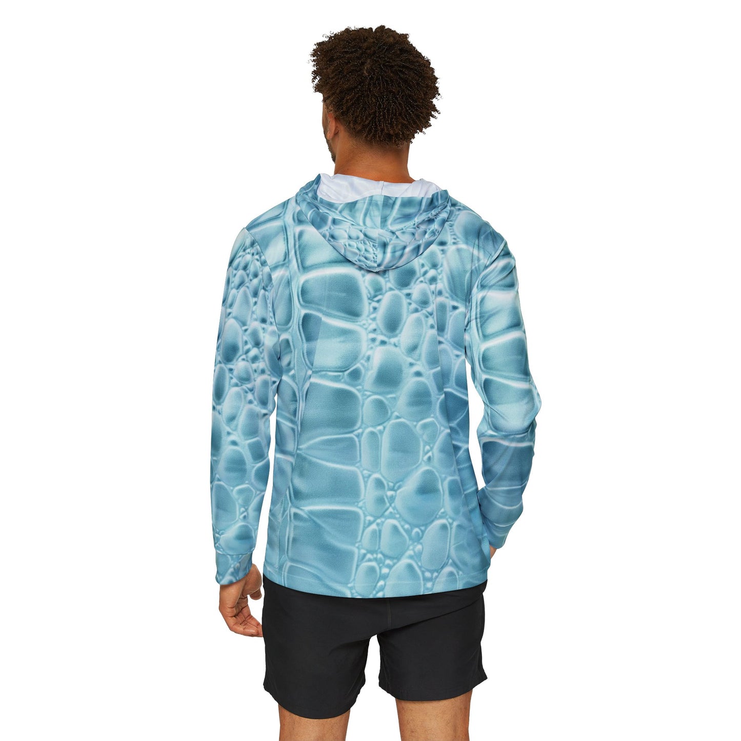 "Scales" Hooded Long Sleeve