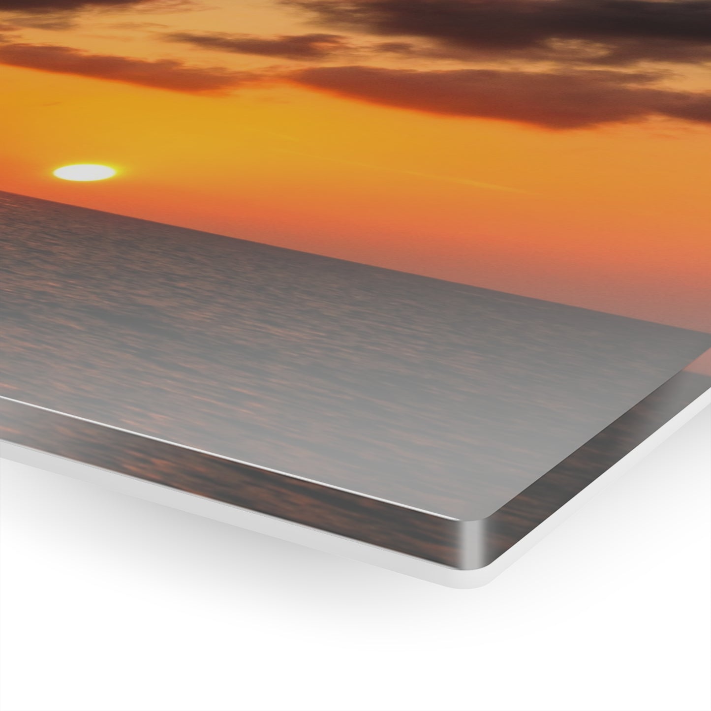 Acrylic Wall Art - Orange Peel Sunset, West Side - Grand Cayman